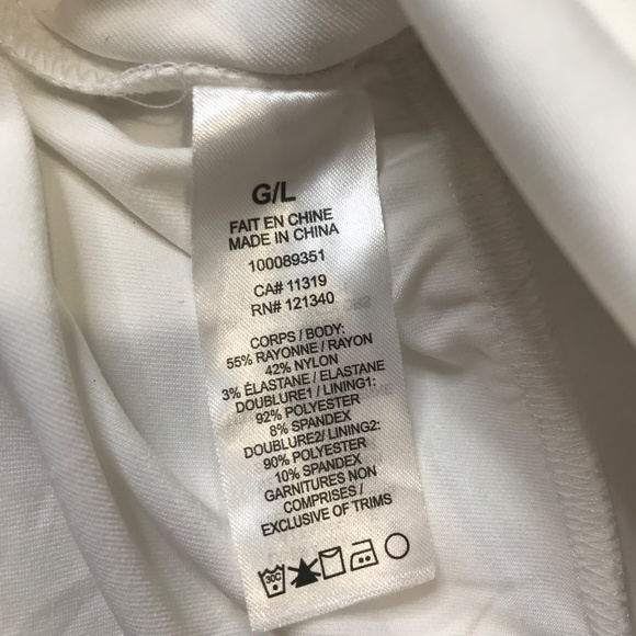 Women’s White Strapless Mini Dress/Pleated Skirt Summer Party Outfit New - Picture 12 of 12